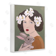 Sally B | Woman And Rabbit Floral