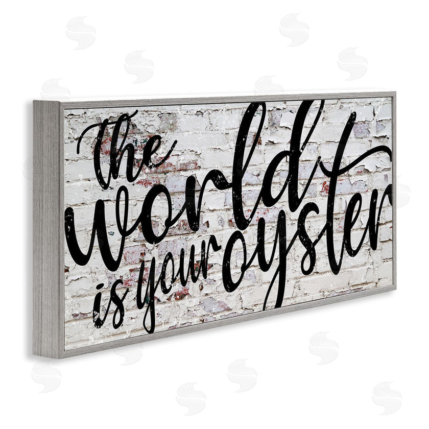 Fearfully Made Creations | World Is Your Oyster on Brick