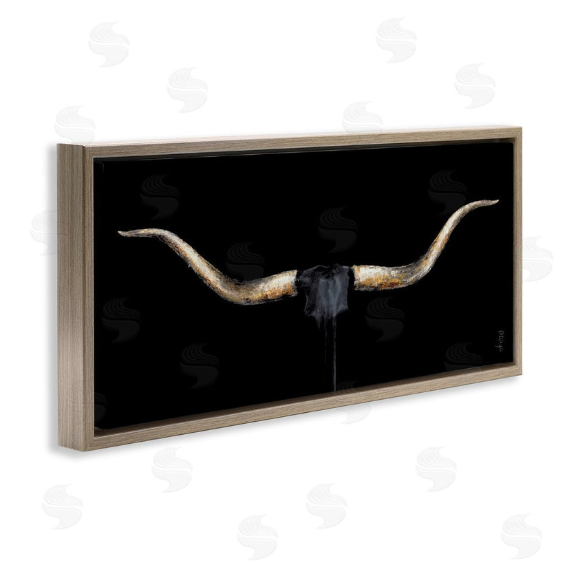 Dina D'Argo | Bull Horns Shadow Animal Painting