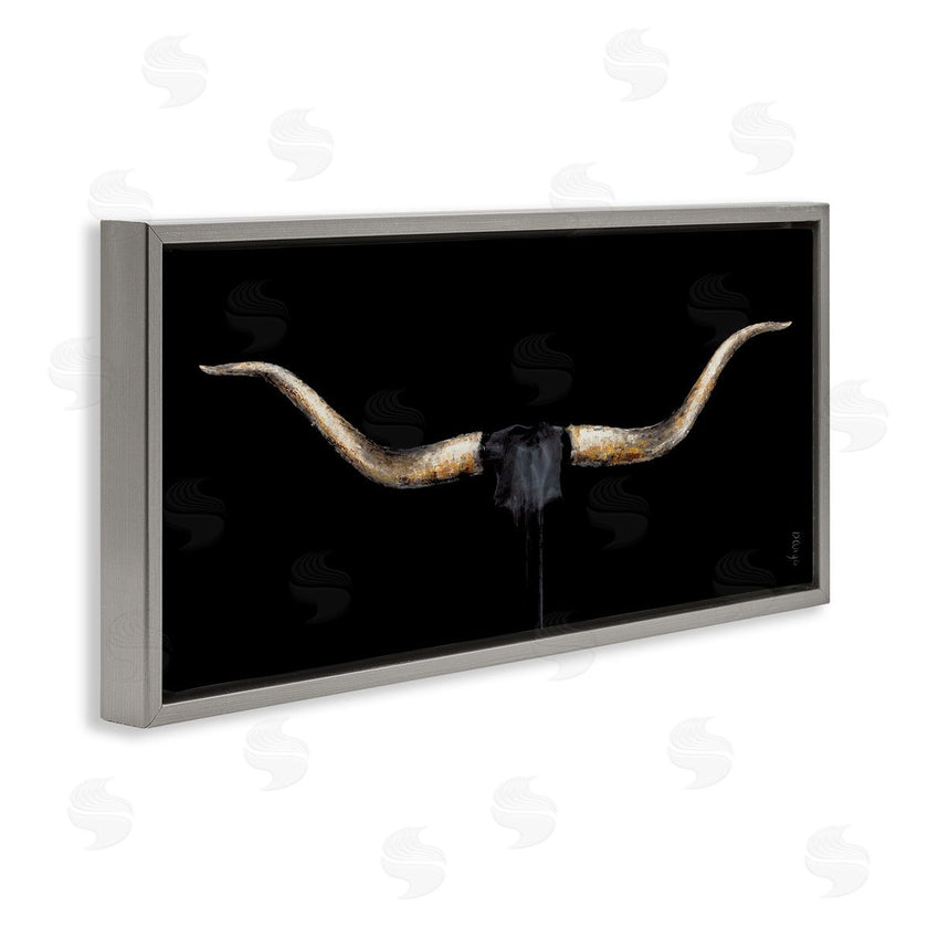 Dina D'Argo | Bull Horns Shadow Animal Painting