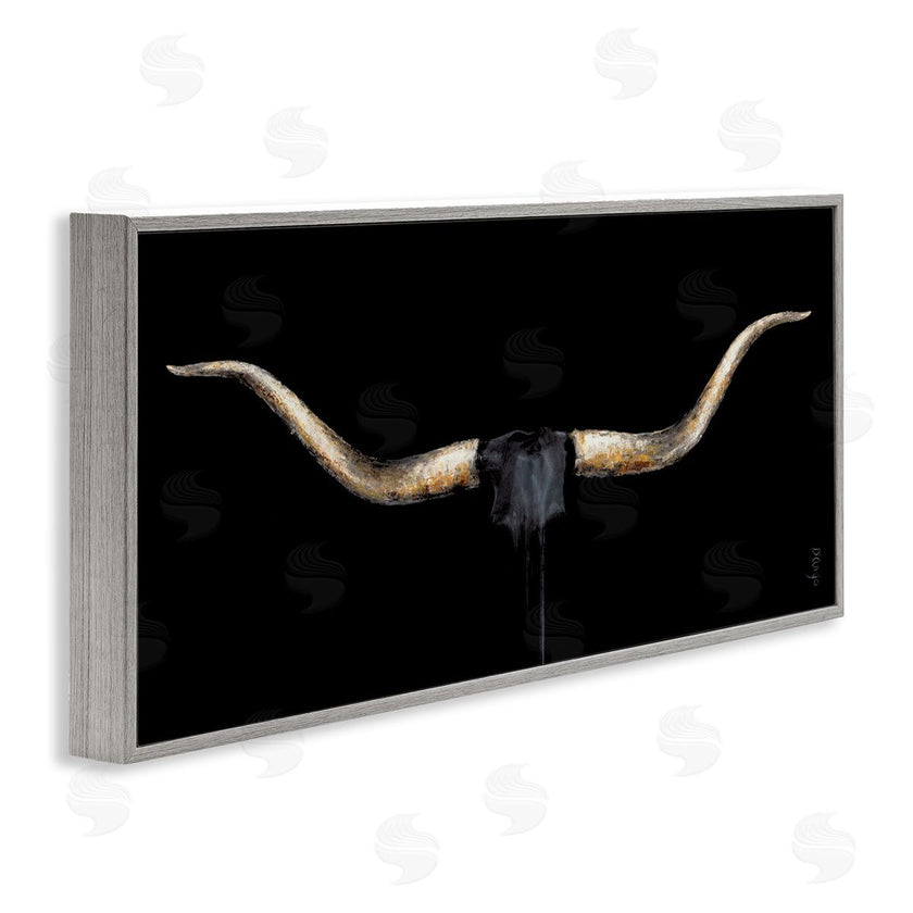 Dina D'Argo | Bull Horns Shadow Animal Painting