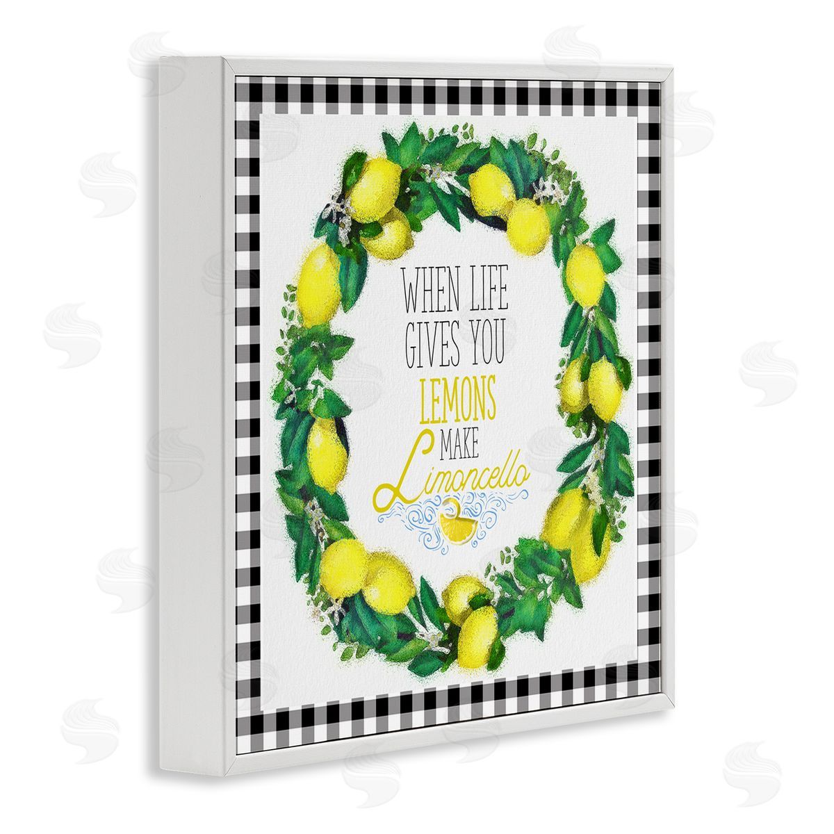 Make Limoncello Kitchen Humor White Frame Print Wall Art, Home Decor by The Saturday Evening Post