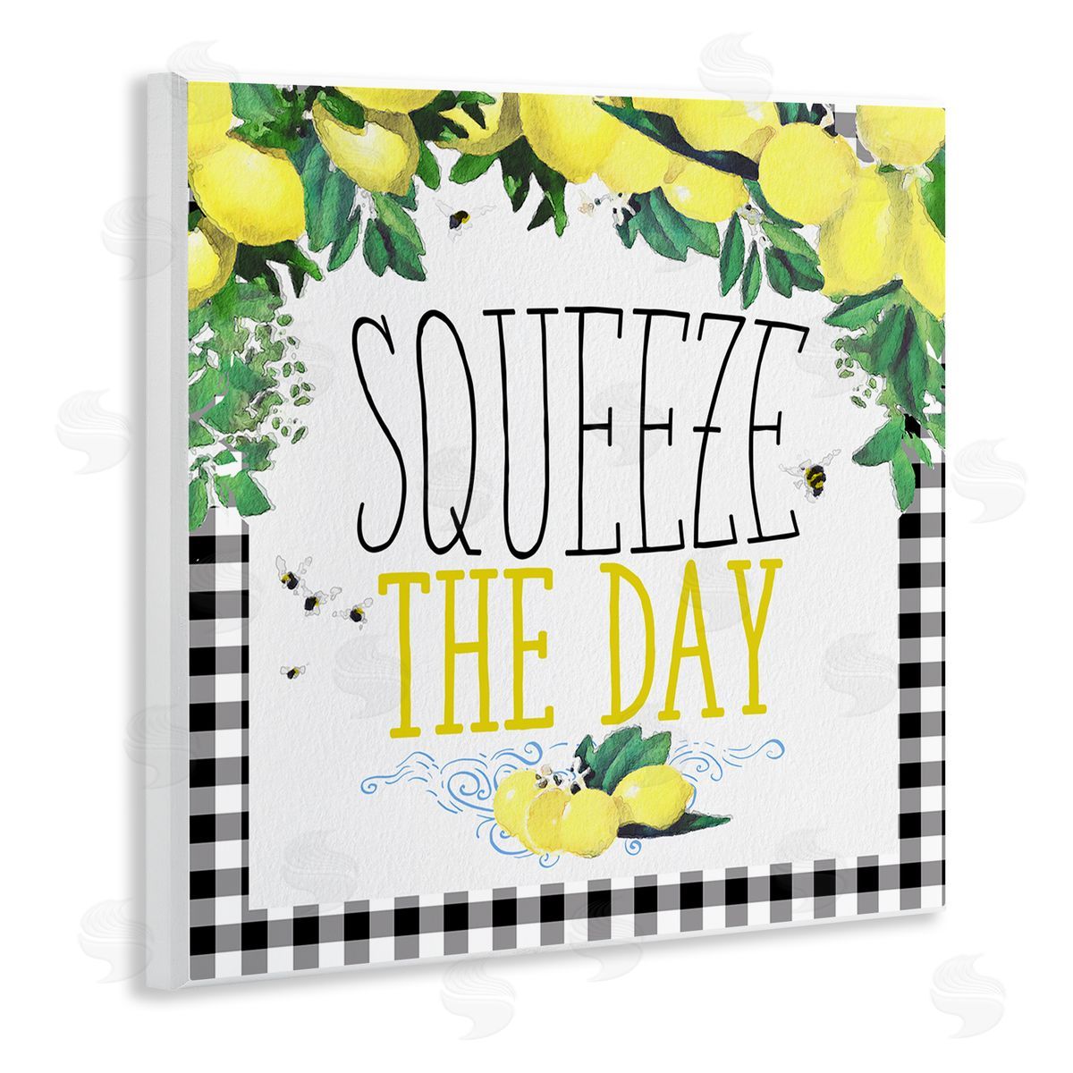 Squeeze The Day Kitchen Wood Plaque Wall Art, Home Decor by The Saturday Evening Post