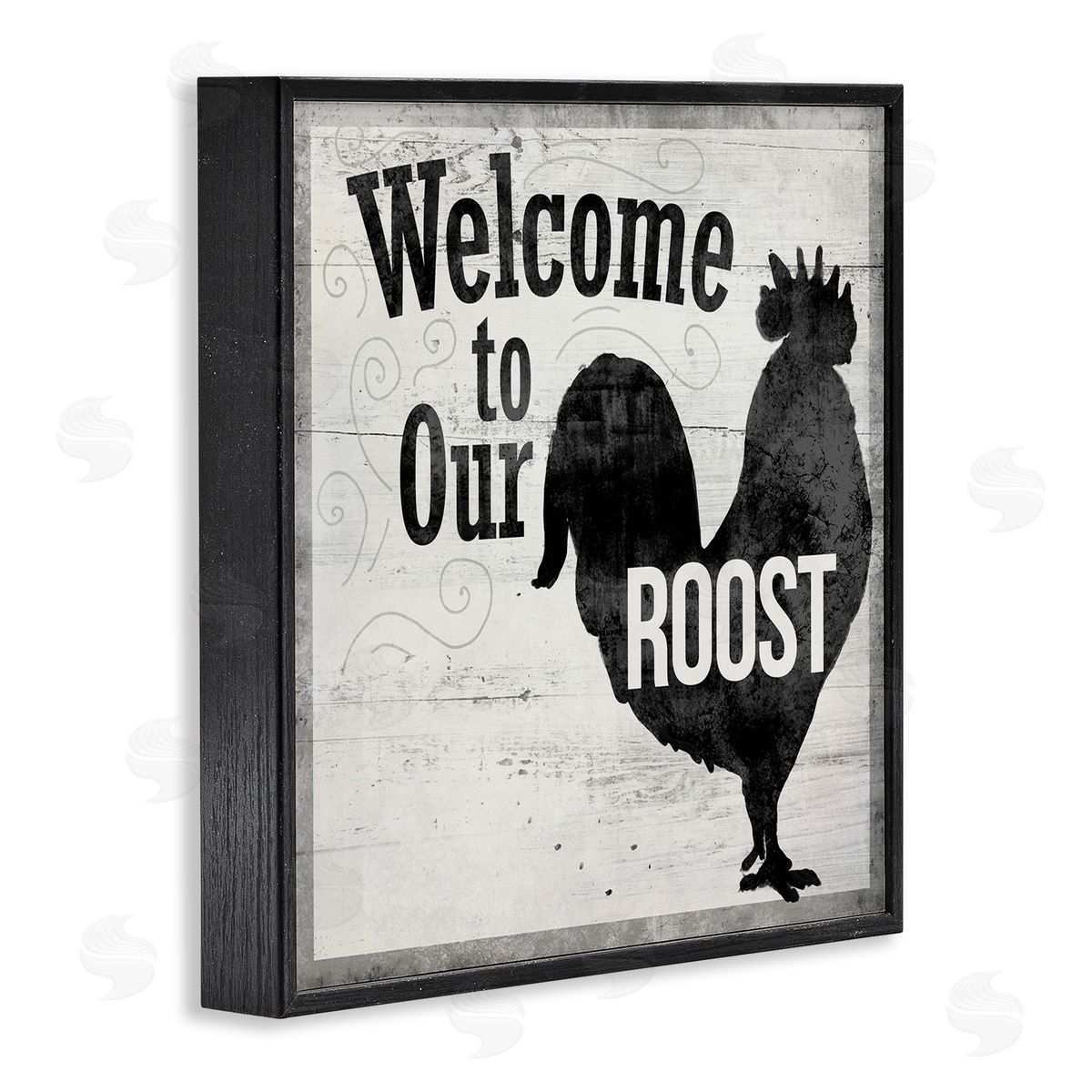 Welcome To The Roost Black Frame Print Wall Art, Home Decor by The Saturday Evening Post