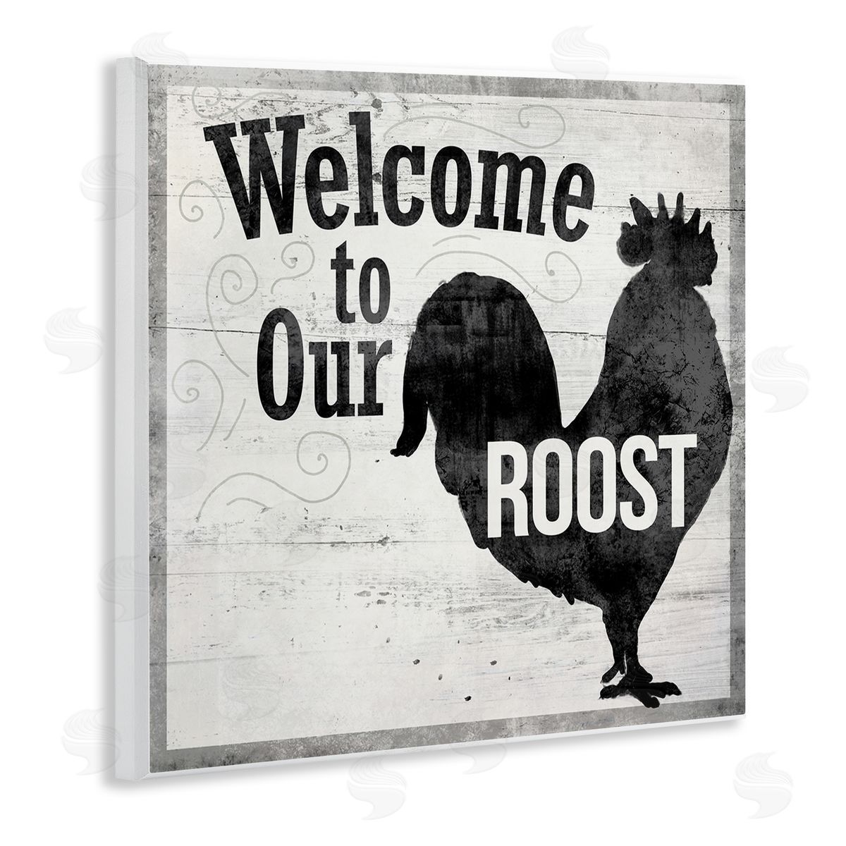 Welcome To The Roost Wood Plaque Wall Art, Home Decor by The Saturday Evening Post