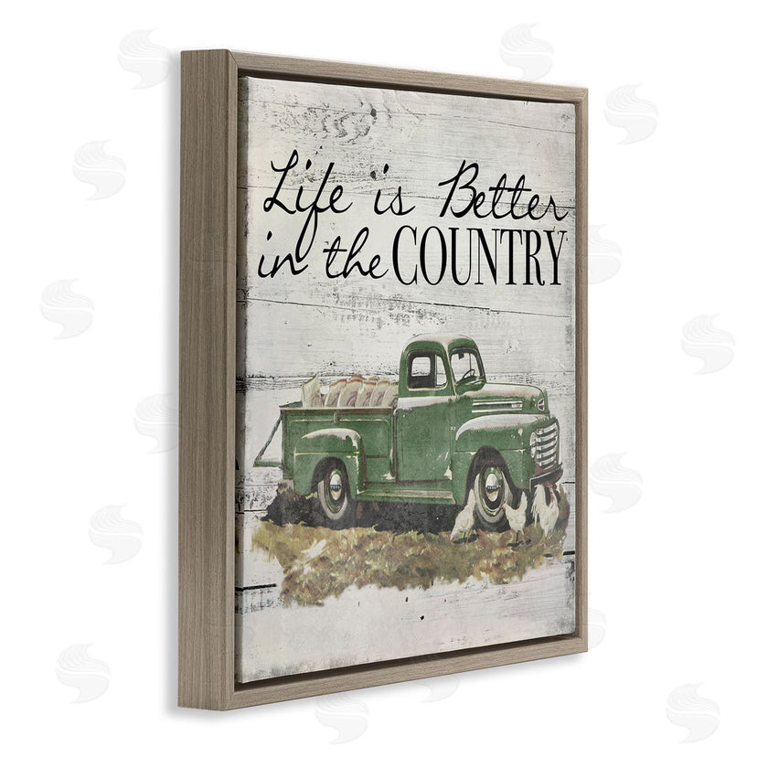 The Saturday Evening Post | Better In Country Green Truck