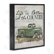 The Saturday Evening Post | Better In Country Green Truck