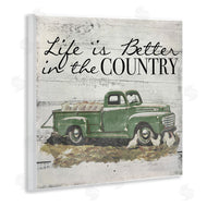 The Saturday Evening Post | Better In Country Green Truck