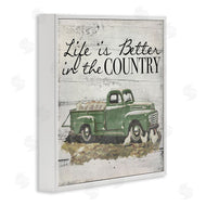 The Saturday Evening Post | Better In Country Green Truck