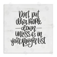 Imperfect Dust | Don't Put Others Down Inspirational