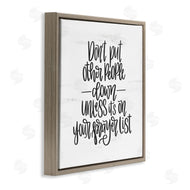 Imperfect Dust | Don't Put Others Down Inspirational