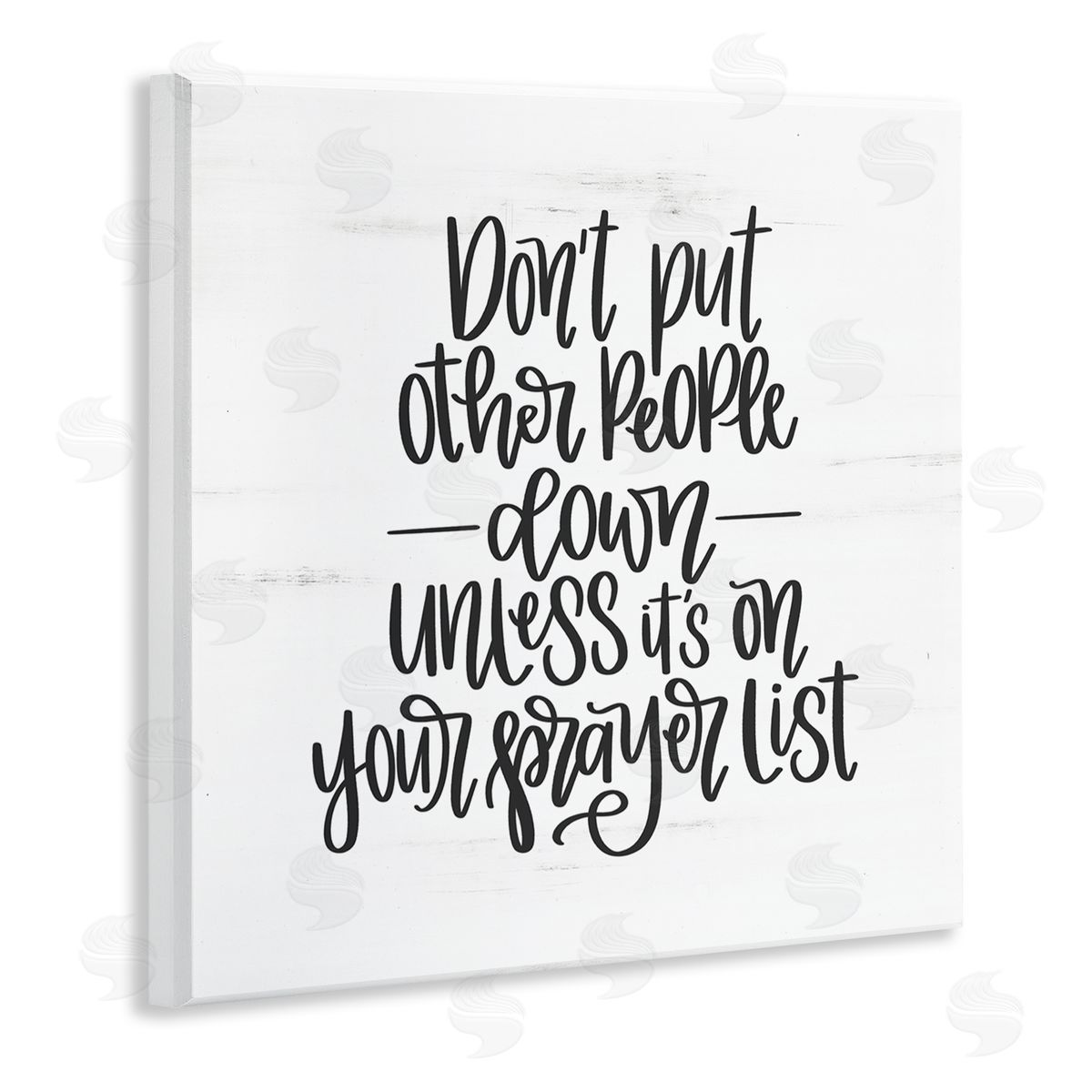 Don't Put Others Down Inspirational Wood Plaque Wall Art, Home Decor by Imperfect Dust