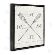 Daphne Brissonnet | Rustic Live Love Lake Life Oars