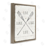 Daphne Brissonnet | Rustic Live Love Lake Life Oars
