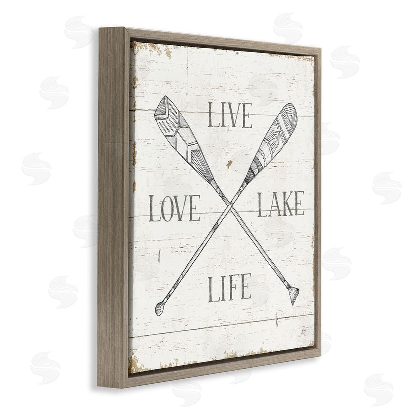 Daphne Brissonnet | Rustic Live Love Lake Life Oars