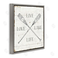 Daphne Brissonnet | Rustic Live Love Lake Life Oars