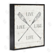 Daphne Brissonnet | Rustic Live Love Lake Life Oars