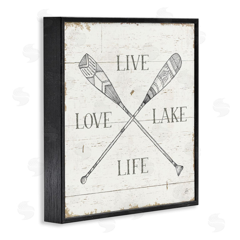 Daphne Brissonnet | Rustic Live Love Lake Life Oars