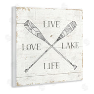 Daphne Brissonnet | Rustic Live Love Lake Life Oars