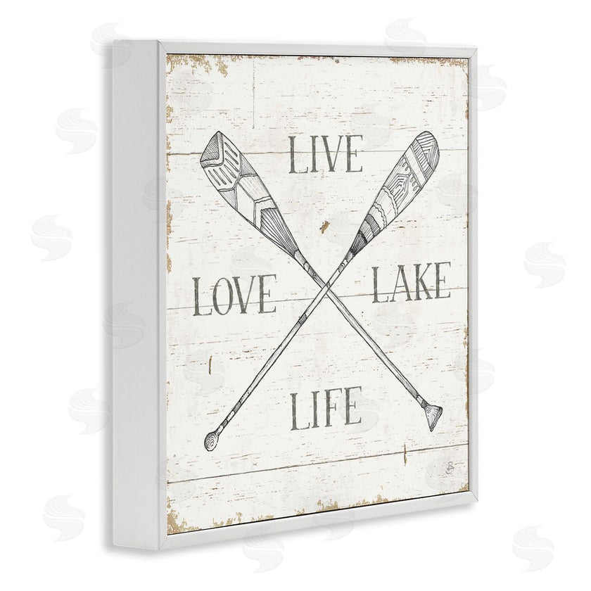 Daphne Brissonnet | Rustic Live Love Lake Life Oars