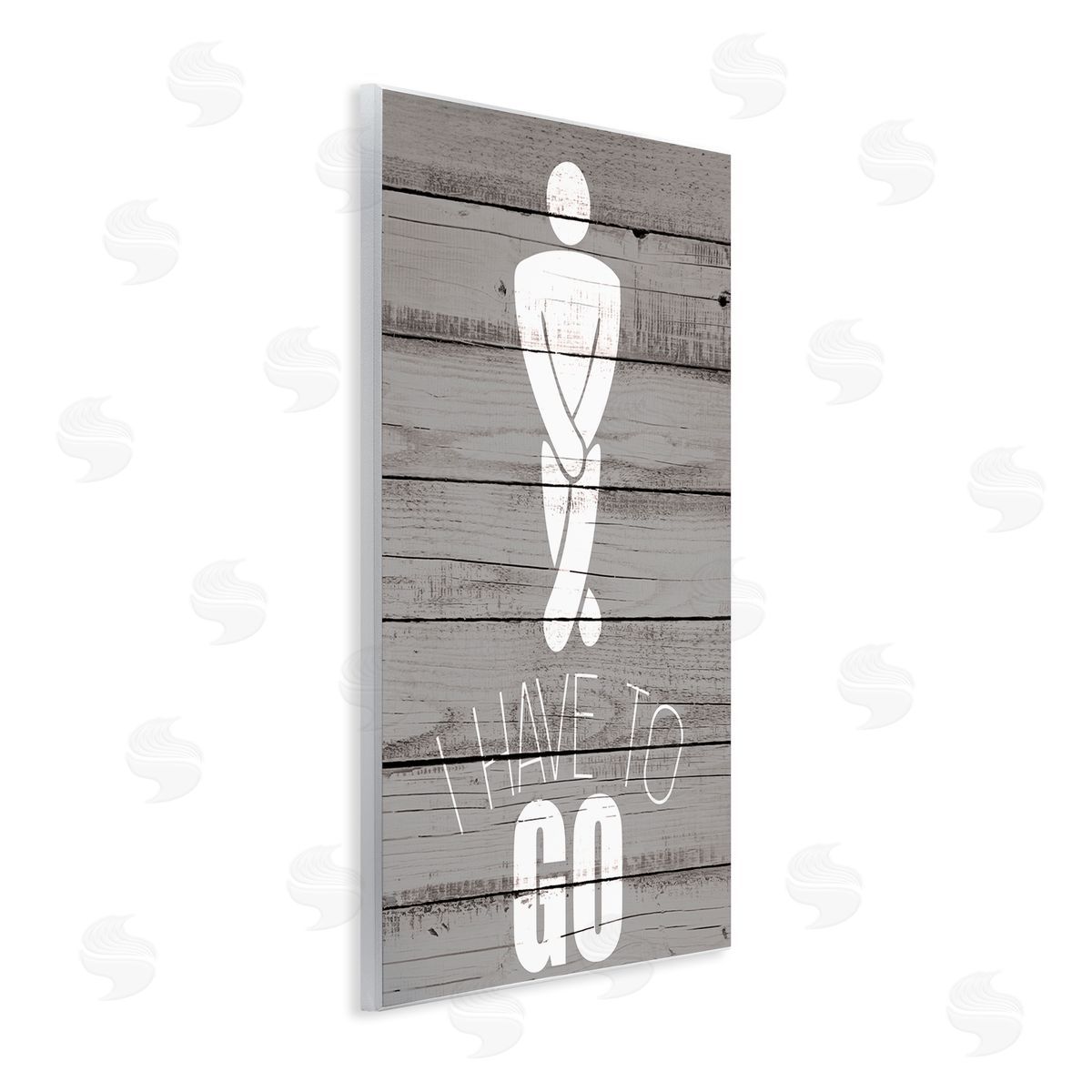 Men's Room Have To Go Wood Plaque Wall Art, Home Decor by Kim Allen