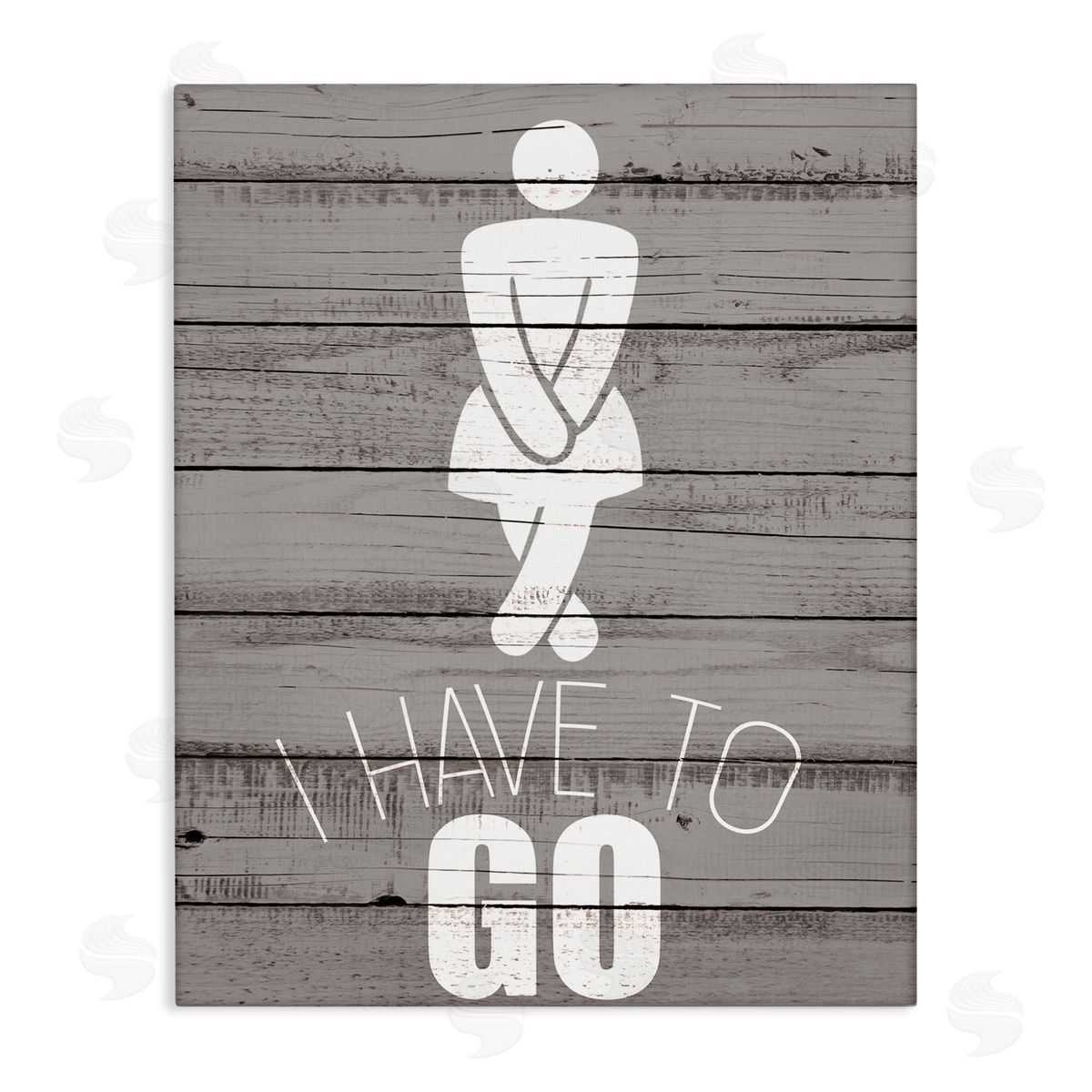 Women's Room Have To Go Canvas Wall Art, Home Decor by Kim Allen