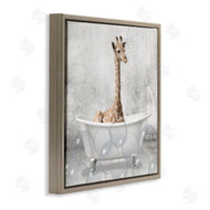 Kim Allen | Baby Giraffe Bath Time