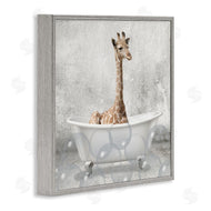 Kim Allen | Baby Giraffe Bath Time