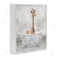 Kim Allen | Baby Giraffe Bath Time