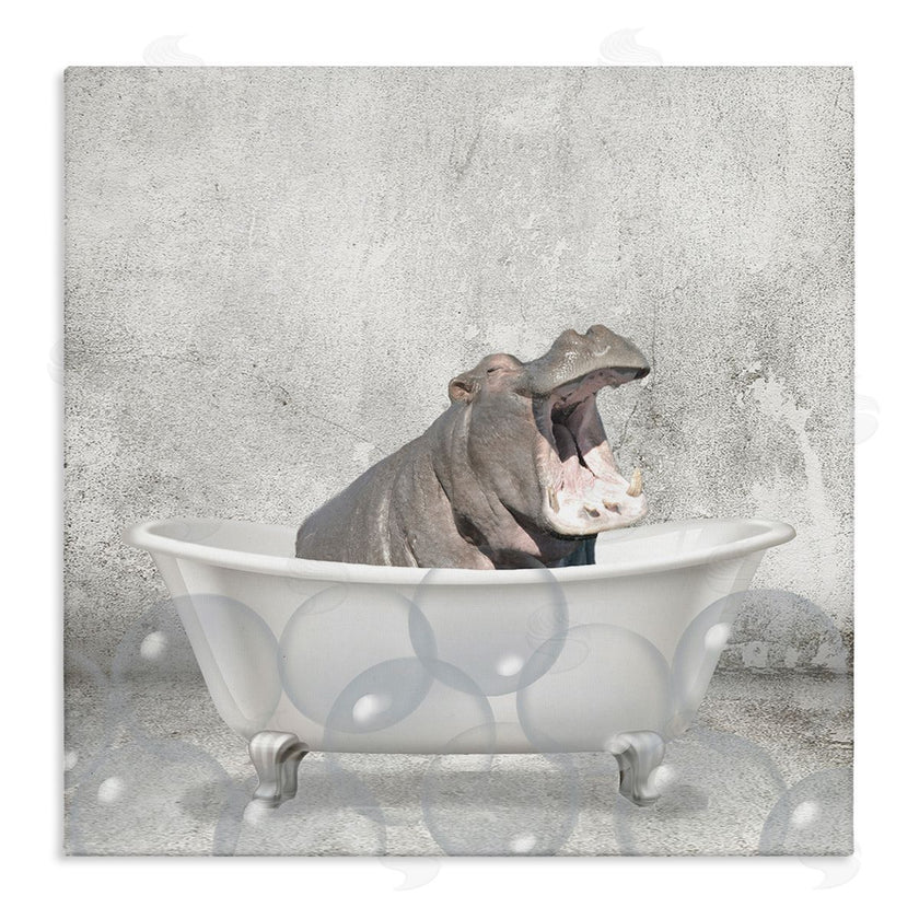 Kim Allen | Baby Hippo Bath Time