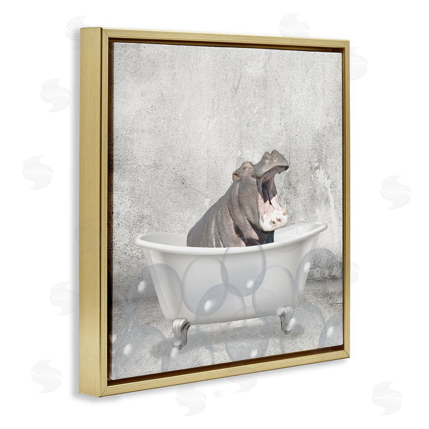 Kim Allen | Baby Hippo Bath Time