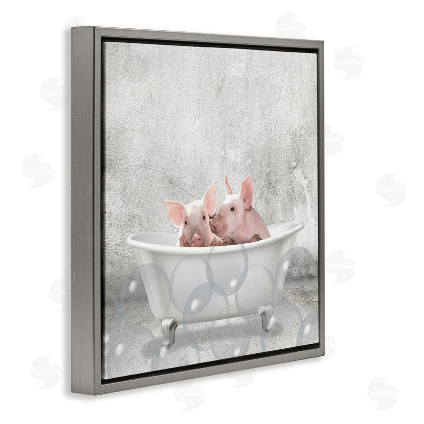 Kim Allen | Baby Piglets Bath Time