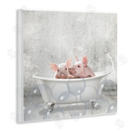 Kim Allen | Baby Piglets Bath Time