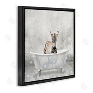 Kim Allen | Baby Zebra Bath Time
