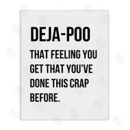 Leah Straatsma | Deja Poo Funny Bathroom