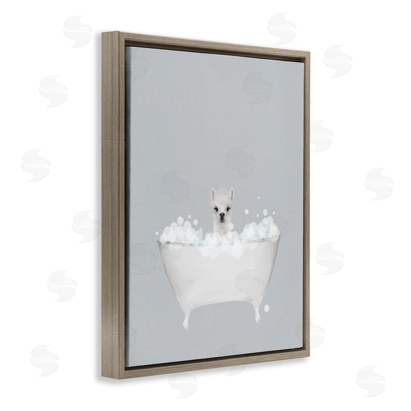 Leah Straatsma | Alpaca Blue Bath Cute