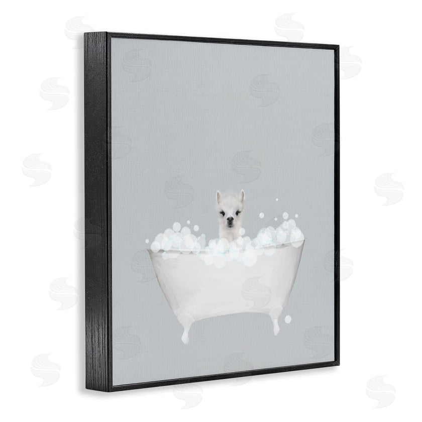 Leah Straatsma | Alpaca Blue Bath Cute