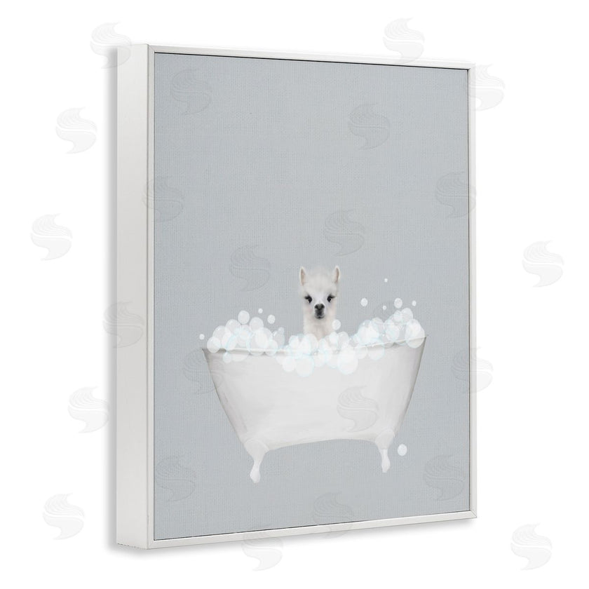 Leah Straatsma | Alpaca Blue Bath Cute