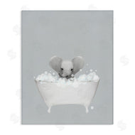 Leah Straatsma | Elephant Blue Bath Cute