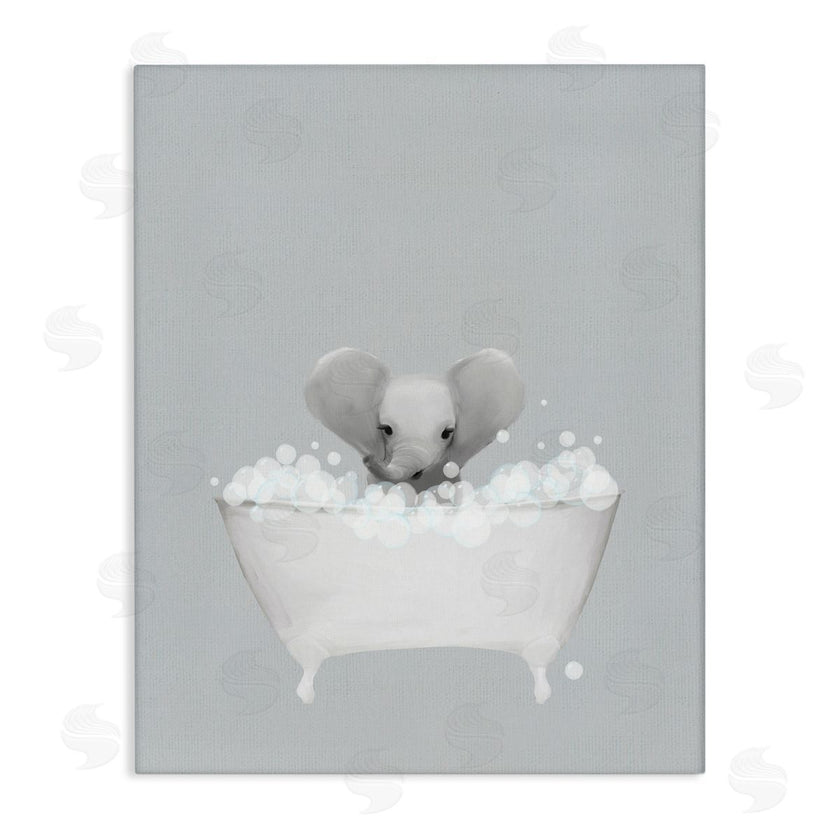 Leah Straatsma | Elephant Blue Bath Cute