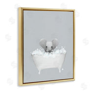 Leah Straatsma | Elephant Blue Bath Cute