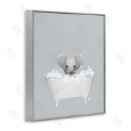Leah Straatsma | Elephant Blue Bath Cute