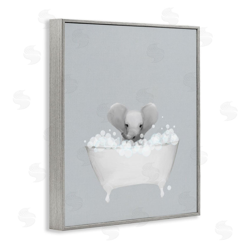 Leah Straatsma | Elephant Blue Bath Cute