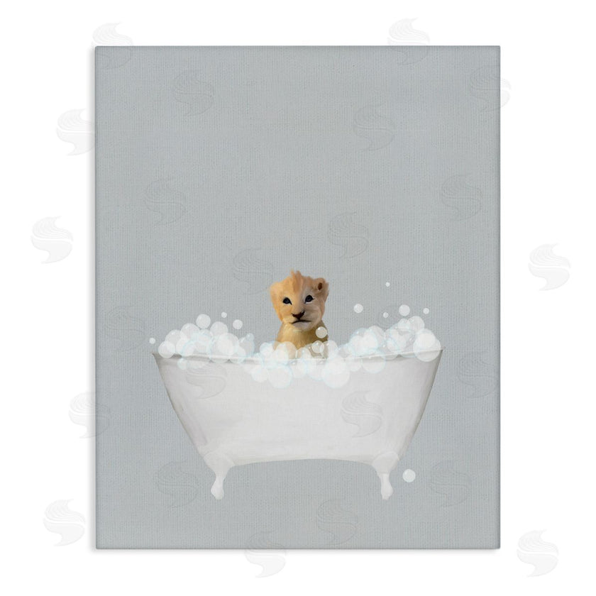 Leah Straatsma | Lion Blue Bath Cute