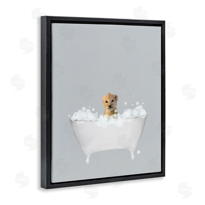 Leah Straatsma | Lion Blue Bath Cute