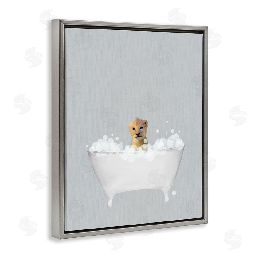 Leah Straatsma | Lion Blue Bath Cute
