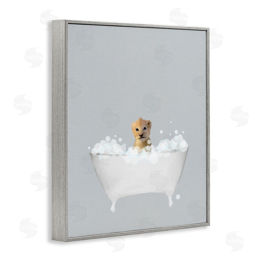 Leah Straatsma | Lion Blue Bath Cute