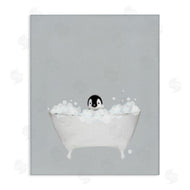 Leah Straatsma | Penguin Blue Bath Cute