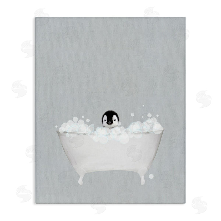 Leah Straatsma | Penguin Blue Bath Cute