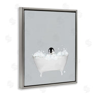 Leah Straatsma | Penguin Blue Bath Cute